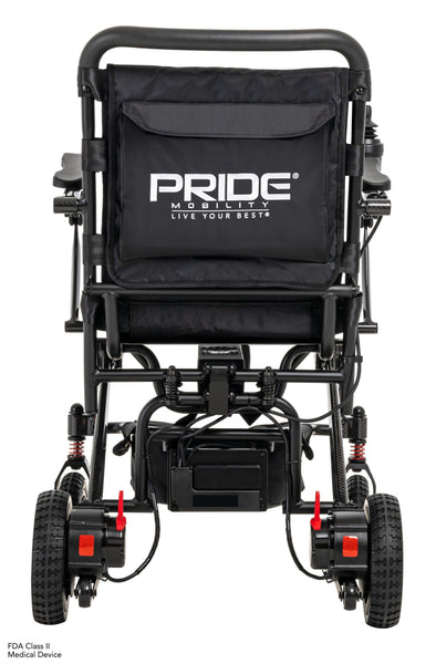 Pride Jazzy Carbon Max Super Lightweight Battery Wheelchair Powerchair Folds