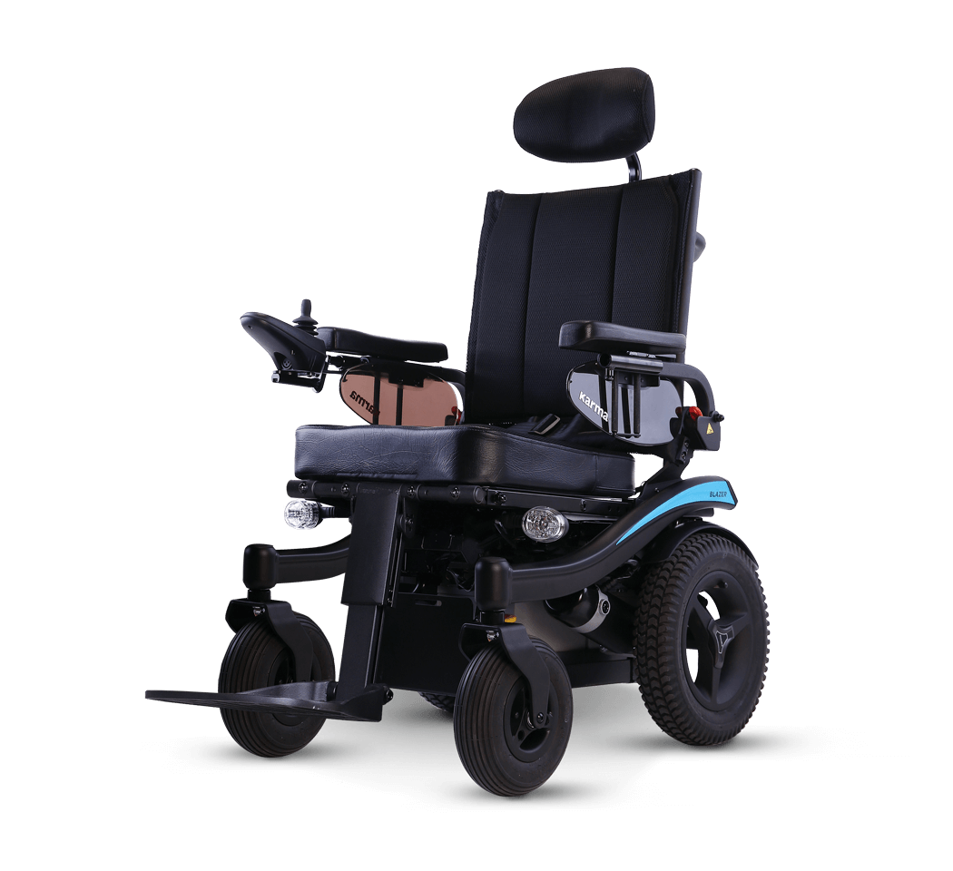 Karma Blazer Powered Electric Battery Wheelchair 2 KP31.2 Captain or Sling Seat 17" 18" 20"