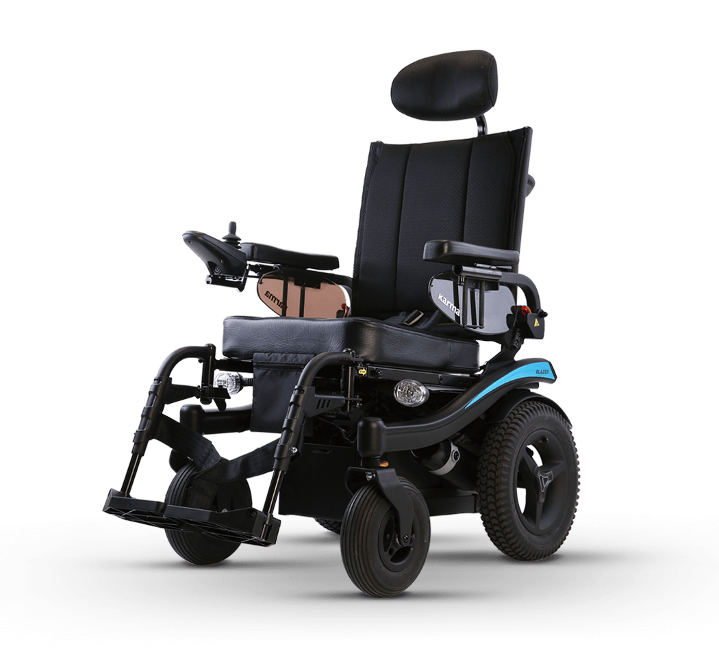Karma Blazer Powered Electric Battery Wheelchair 2 KP31.2 Captain or Sling Seat 17" 18" 20"