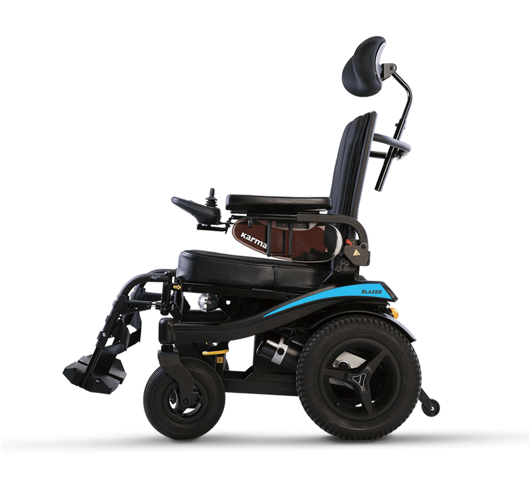 Karma Blazer Powered Electric Battery Wheelchair 2 KP31.2 Captain or Sling Seat 17" 18" 20"