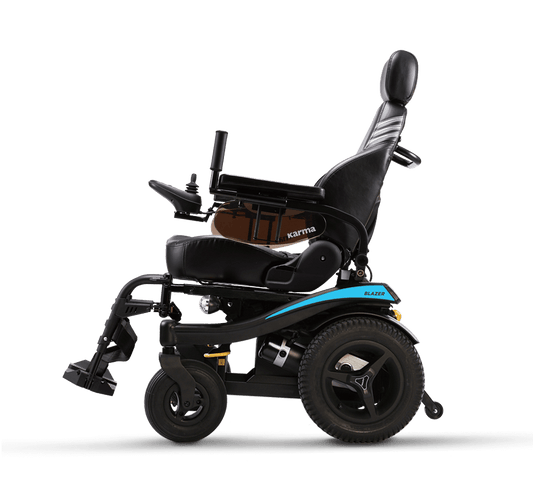Karma Blazer Powered Electric Battery Wheelchair 2 KP31.2 Captain or Sling Seat 17" 18" 20" Crash Tested