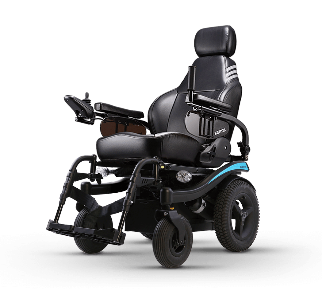 Karma Blazer Powered Electric Battery Wheelchair 2 KP31.2 Captain or Sling Seat 17" 18" 20"