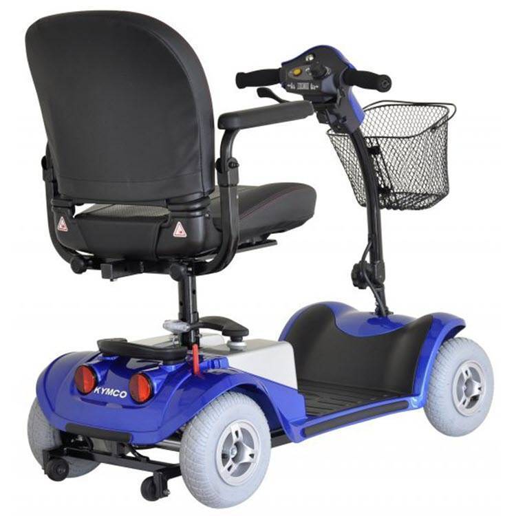 Kymco Mini Comfort Solid 4 Wheel Mobility Scooter Folds Boot Pavement 4mph