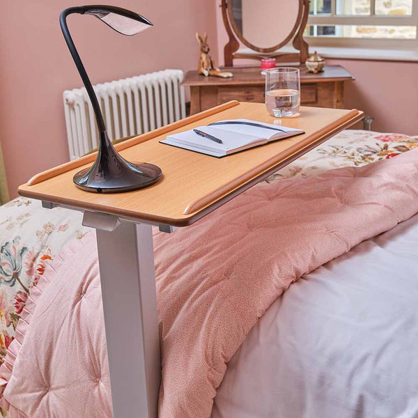 NRS N43541 Easylift Home Care Gas Lift Tilt Lever Over Bed Over Chair Table With 4 Wheels