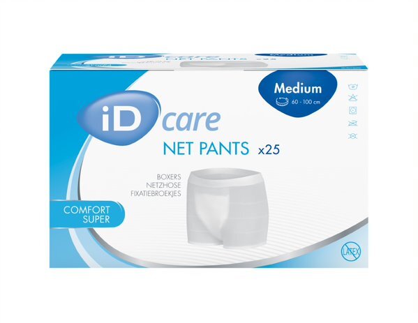 ID Care Comfort Super Net Pants Boxer Incontinence Pad Hold Pack of 5 or 25 5410200250 ID5410300050 ND-1245