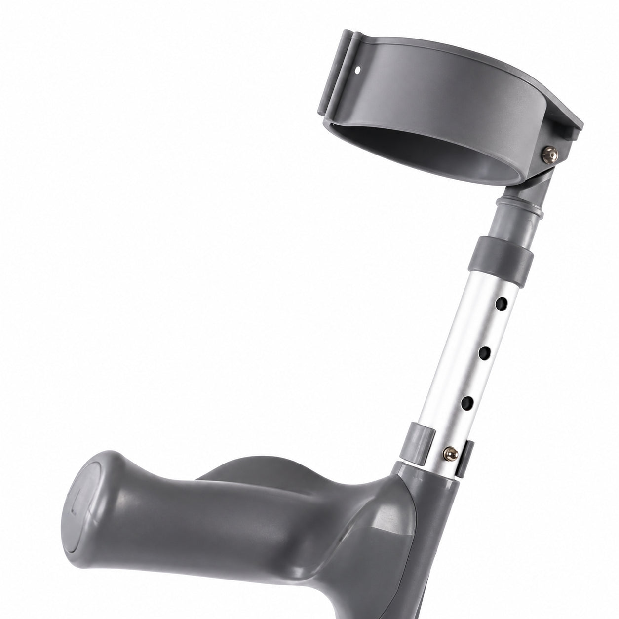 P23385 Large Pair Tall Comfy Anatomical Grip Double Adjustable Height Elbow Crutches