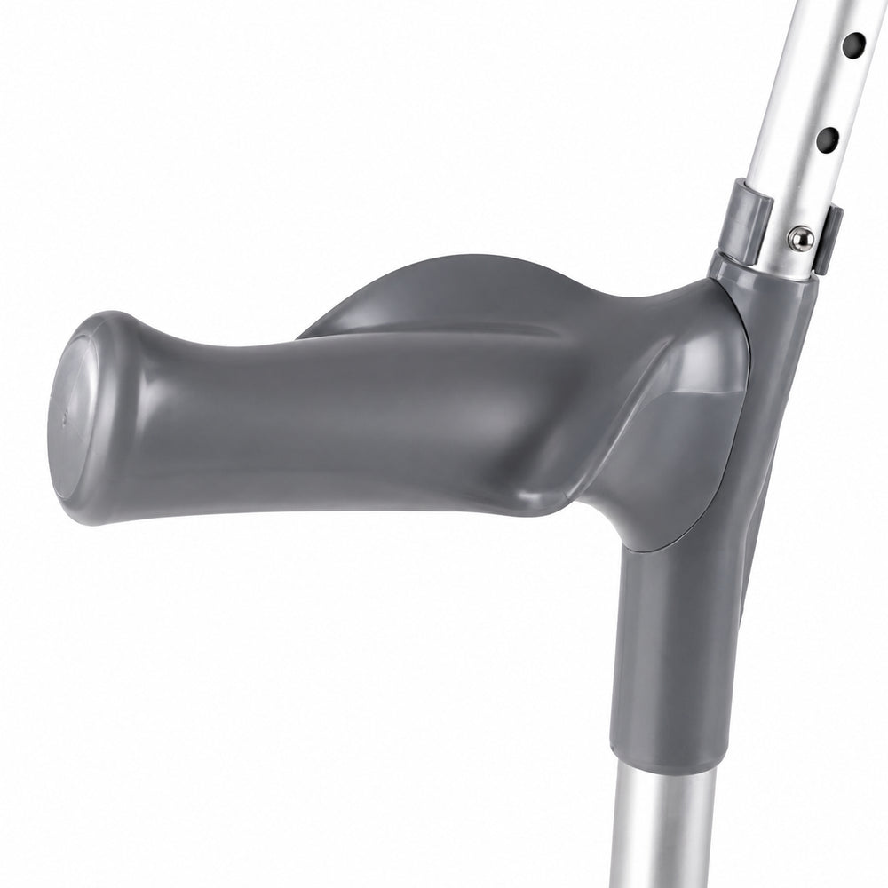 P23385 Large Pair Tall Comfy Anatomical Grip Double Adjustable Height Elbow Crutches