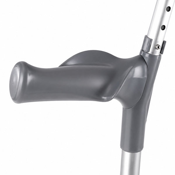 NRS P23373 Medium Standard Pair of Double Adjustable Elbow Crutches 24" to 34"