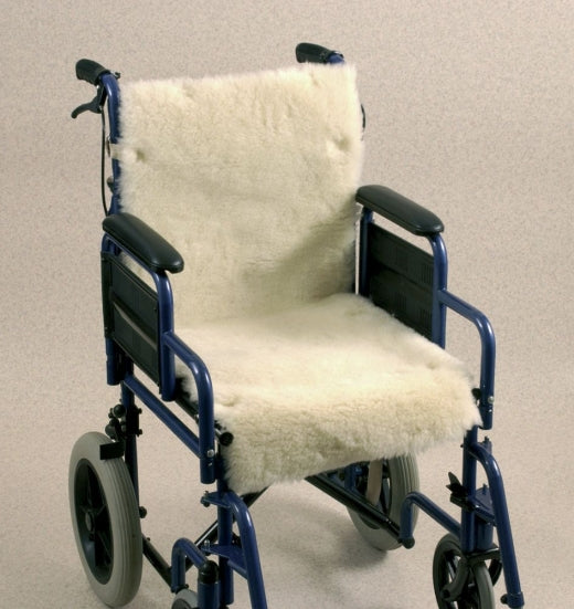 Able2 Wheelchair Scooter Full Seat And Back Cover Fleece Faux-Sheepskin Fleecy Pressure Relief Warm PR20138