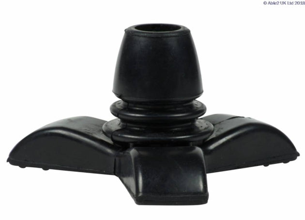 Able2 Tri Tip Rubber Walking Stick Ferrule Bendy End Support PR30020 Tripod Aid