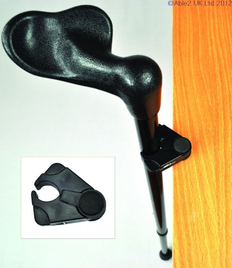 PR30158 Able 2 Cane Crutch Walking Stick Holder Grip Upright Support Table