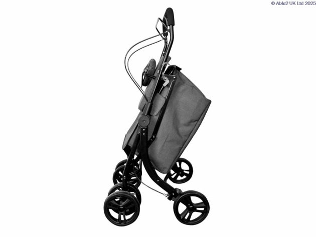 Able 2 Rumba Deluxe Shopping Trolley Seat Tilts Grey Green Red PR30259