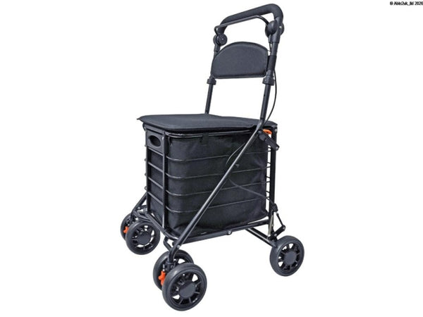 Able 2 Tango Robust Frame Folding Shopping Trolley Walker with Seat 4 wheel PR30262 Union Jack or Others