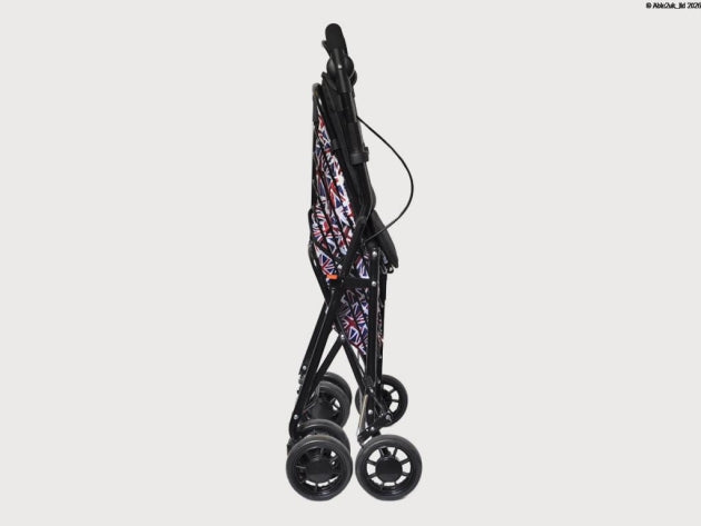 Chariot de courses pliable avec assise 4 roues Able 2 Tango robuste PR30262 Union Jack ou autres
