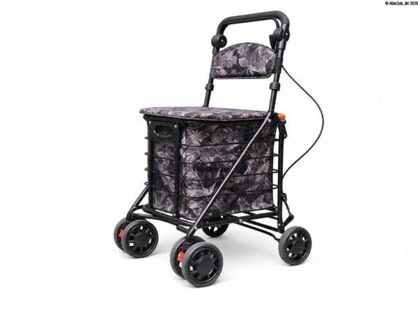 Able 2 Tango Robust Frame Folding Shopping Trolley Walker with Seat 4 wheel PR30262 Union Jack or Others