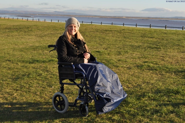 Able 2 Splash Deluxe Wheelchair Apron Wheelcosy Waterproof Warm Lined Legs Fur Fleece Cover PR34020/D
