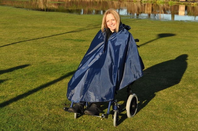 Able2 Splash Wheelchair Scooter Poncho Waterproof Mac Unlined Universal One Size fits All PR34027