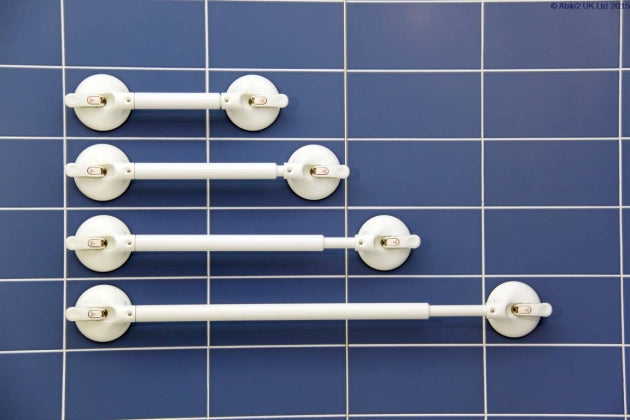 Mobeli Able 2 Dual Extending Adjustable Suction Grab Handle Bar Rail Bathroom