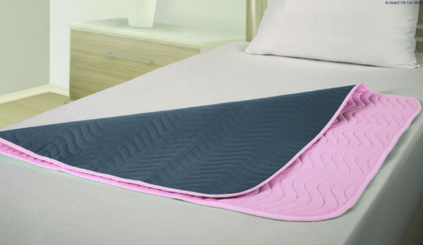 Able 2 PR2251 Vida Washable Bed Pad Incontinence Waterproof With Without Tucks