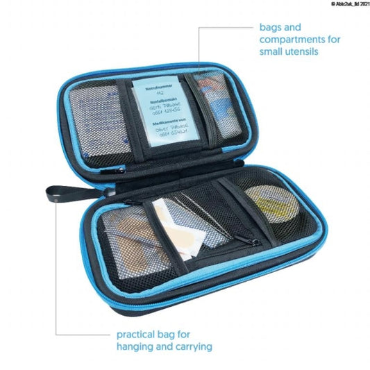 Able2 Pillbase Tablets Pills Blister Packs Medicine Hard Secure Travel Case PR61525
