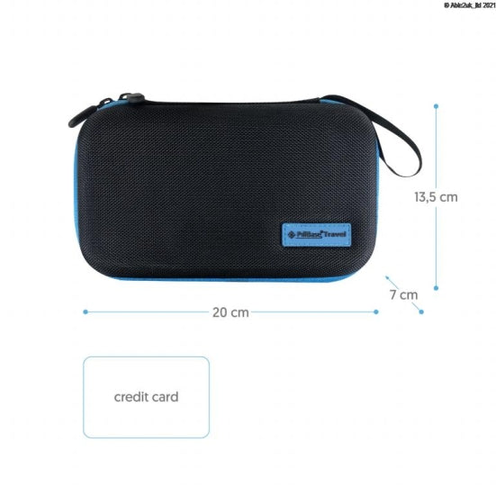 Able2 Pillbase Tablets Pills Blister Packs Medicine Hard Secure Travel Case PR61525