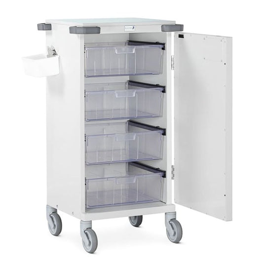 Bristol Maid Single Door Unit Dosage Lockable Medicine Trolley - UDTS/HSB/0P24