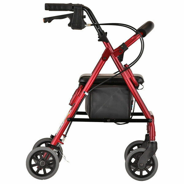R8 Drive Aluminium Lightweight Rollator 4 Wheel Walker R8RD-61 R8BL-61