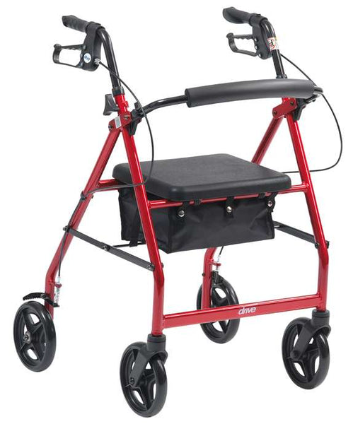 R8 Drive Aluminium Lightweight Rollator 4 Wheel Walker R8RD-61 R8BL-61