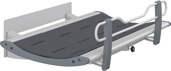 R8435313301 Pressalit Fixed Height SCT 3000 Shower Changing Table Bench Grey Length 1410mm Including Safety Rail