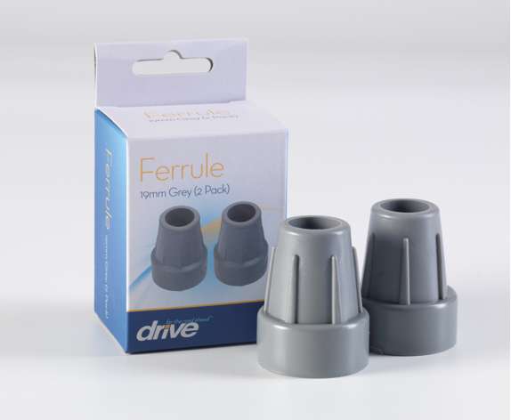 2 pack 22mm 25mm 1" inch Rubber Grey Ferrule Walking stick End Tips Grip RT-FER25MM-2 RT-FER22MM-2