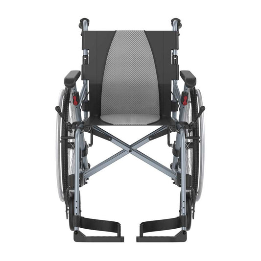 Fauteuil roulant manuel Rehasense 35 Icon LX Transit 16" 18" Noir Bleu  RWL35D2BKC  RWL35D4BKC