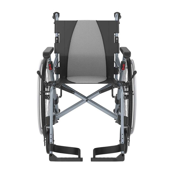 Rehasense Self Propelled 35 Icon LX Transit 16" 18" Wheelchair Black Blue  RWL35D2BKC  RWL35D4BKC