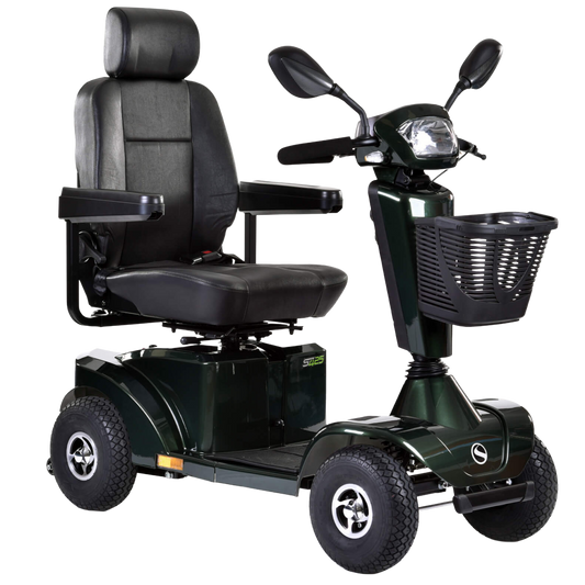 Sunrise Medical S425 Large Mobility Scooter 8mph Top of The Range Green Silver