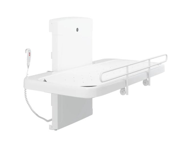 SCT 2000 2100 Pressalit Wall Mounted Shower Change Table Powered Height Adjust Folding Safety Rail R8581418000