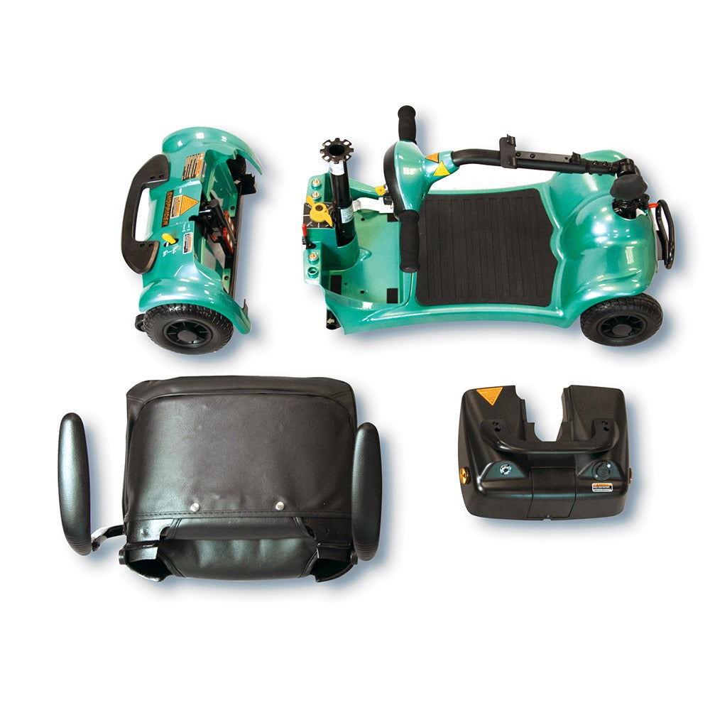 Roma Shoprider Car Boot Alora Petit Scooter Électrique Vert Aigue-marine