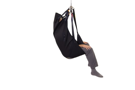 Prism Comfort Recline Sling In Situ Amputee Spacer With Taped Head Support Black 12018E all Sizes