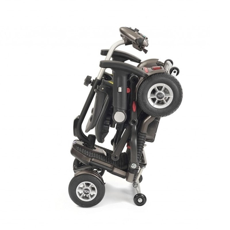TGA Minimo Autofold 4 Wheel Powered Fold Folding Lightweight Mobility Scooter 4mph Lithium Battery