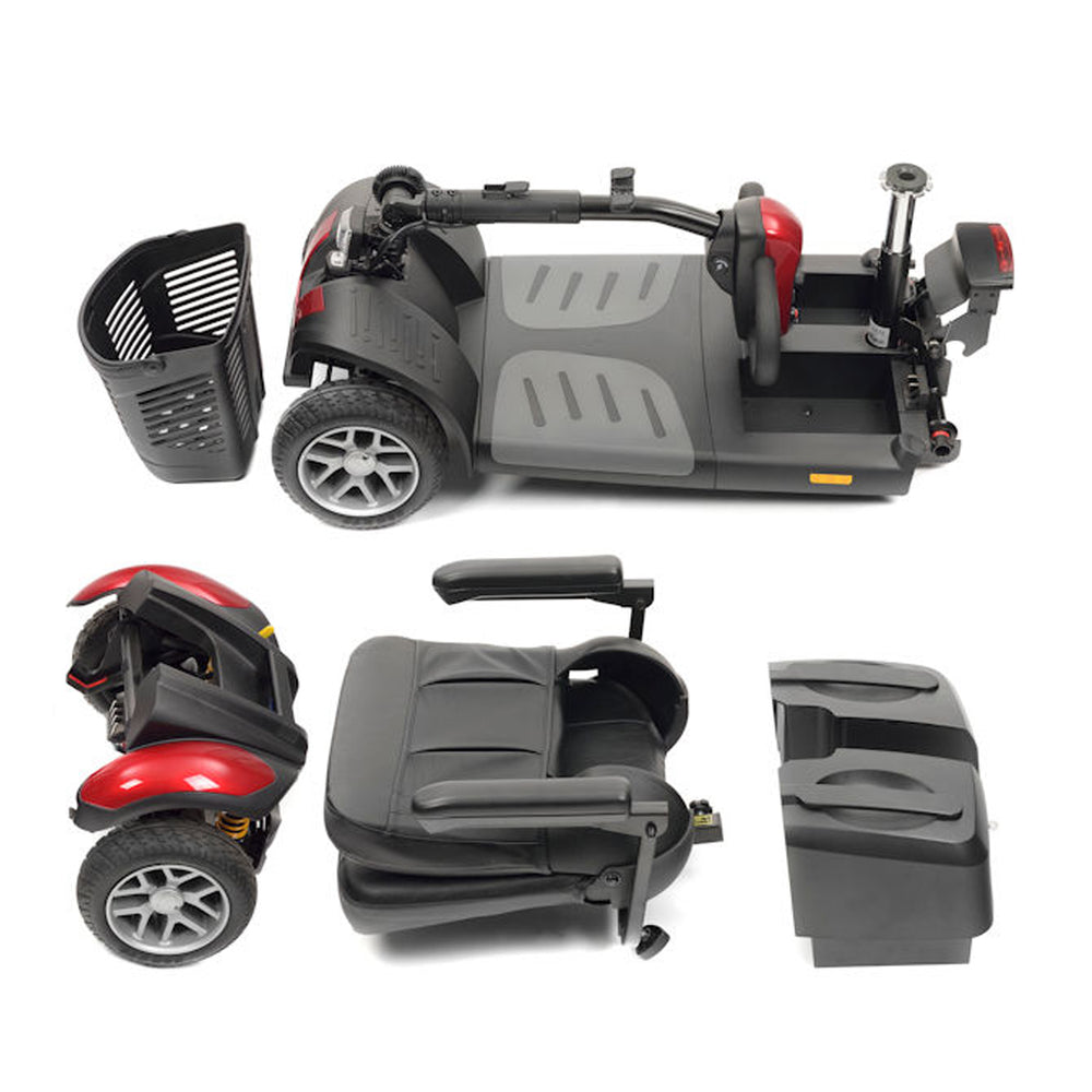 TGA Zest Plus Heavy Duty Mobility Boot Scooter All Colours 4mph Dismantles Compact