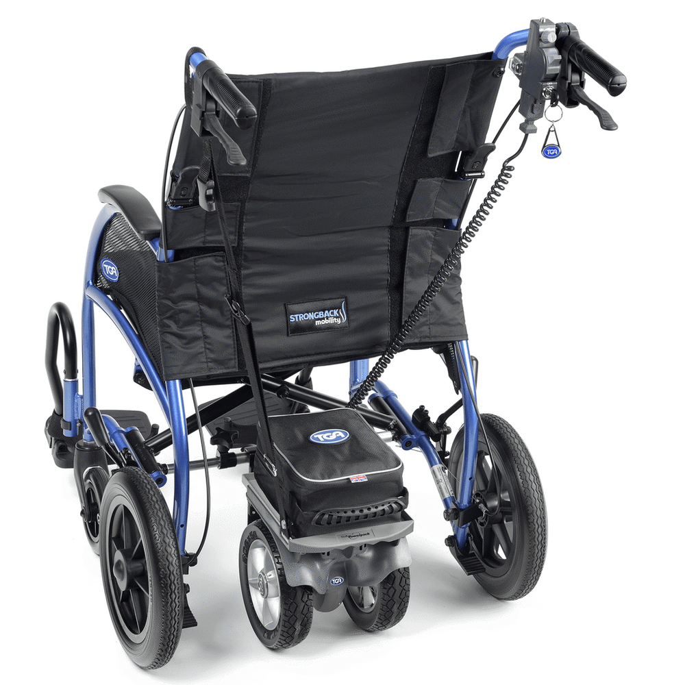 TGA Plus Powerpack Heavy Duty 32 Stone Max Bariatric Wide Wheelchair Battery Powered Twin Wheel