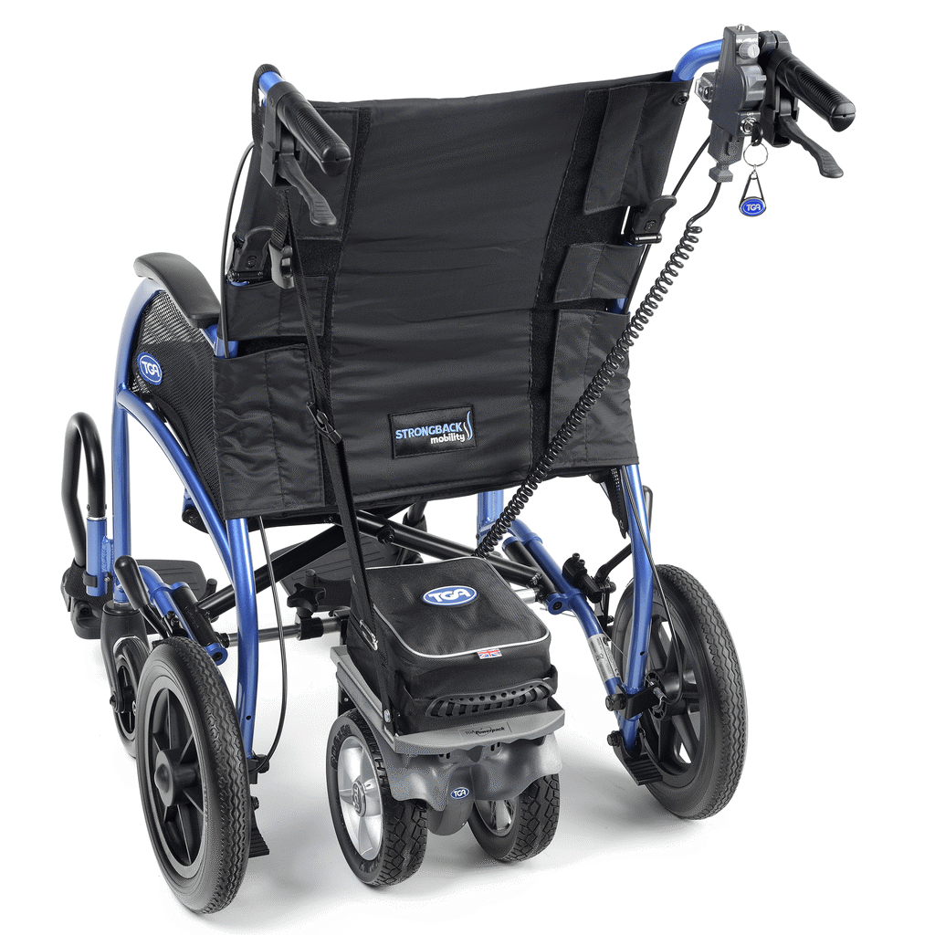 TGA Plus Powerpack Heavy Duty 32 Stone Max Bariatric Wide Wheelchair Battery Powered Twin Wheel