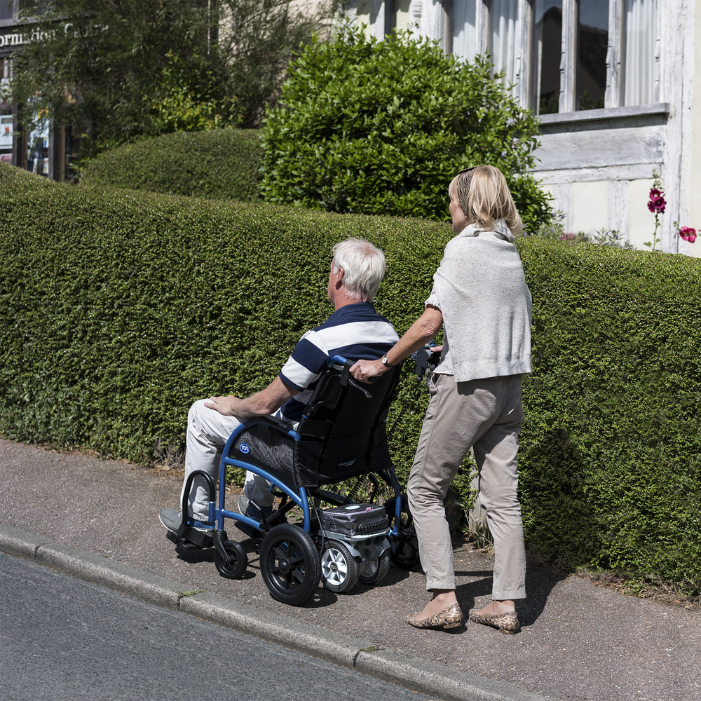 TGA Plus Powerpack Heavy Duty 32 Stone Max Bariatric Wide Wheelchair Battery Powered Twin Wheel