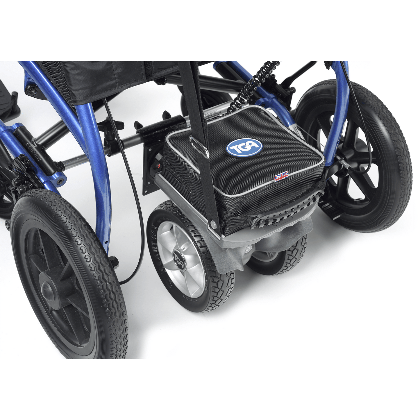 TGA Plus Powerpack Heavy Duty 32 Stone Max Bariatric Wide Wheelchair Battery Powered Twin Wheel