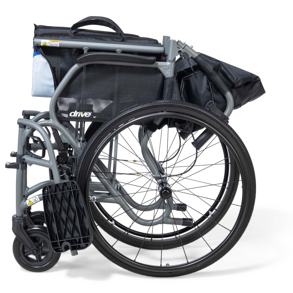 Drive Devilbiss 6kg AeroMg Self Propelled Super Lightweight Magnesium Wheelchair 17.5" (18") Seat Width ULMGWCSP
