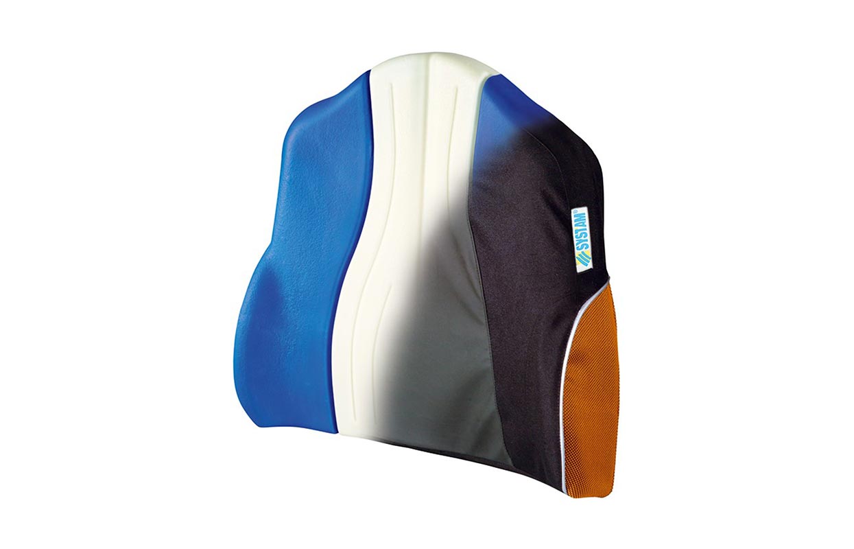 Systam Pressure Relieving Shaped Curved Back Support Ultimate Healthcare Anatomical Visco Memory Foam USYC0SUP S M L