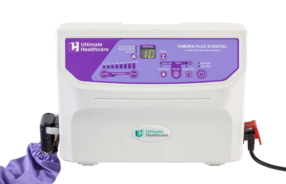 UPRA367803D-2 Ultimate Healthcare Tamora Plus II 2 Digital Dynamic Mattress Replacement Alternating Pressure Relieving
