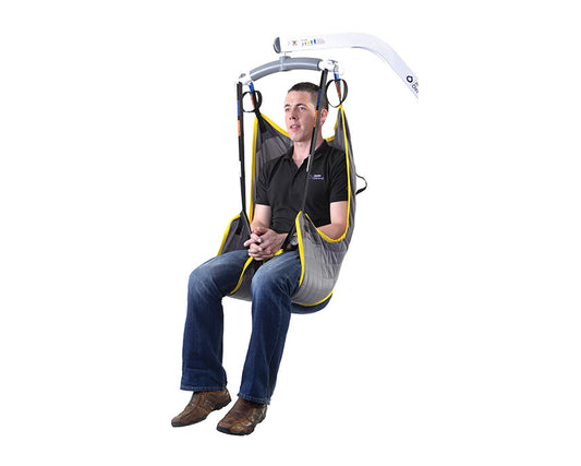 Sangle de transfert de toilettes Joerns Oxford Unifit Deluxe en polyester avec jambes rembourrées pour lève-personne