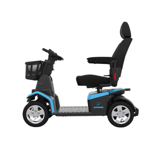 Pride Atmos Mobility Scooter 8mph 4 Wheel Large Heavy Duty Top of the Range Head Light