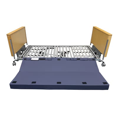 Butoir de sécurité universel Harvest Healthcare – Grand tapis de sécurité rembourré et épais pour la prévention des chutes, peut remplacer les barrières de lit et les ridelles HFB003