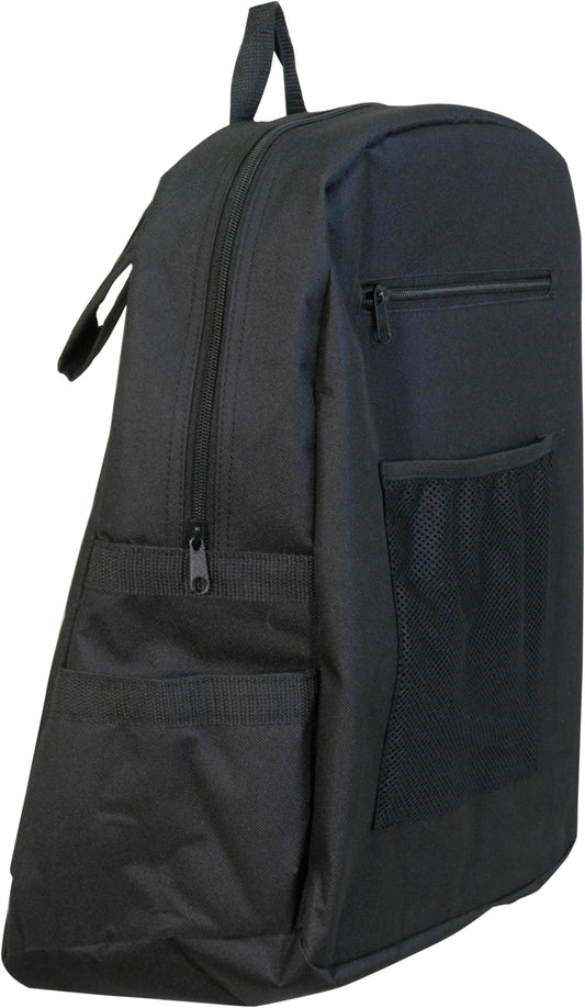 Sac à dos pour fauteuil roulant doublé de luxe Aidapt Noir Imperméable à enfiler sur les poignées VA136SS
