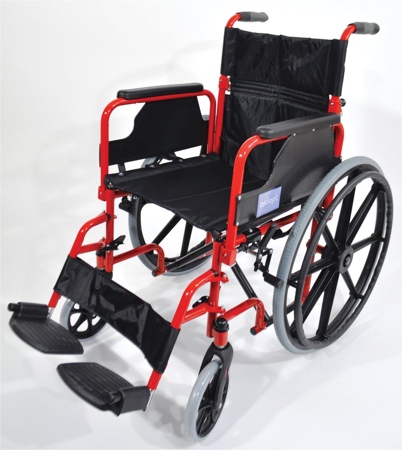 Aidapt Deluxe Self Propelled Steel Wheelchair VA167 Folding